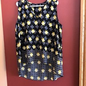 Black Alfani Tank Top Blouse